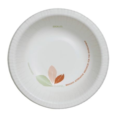 Solo&reg; Bare&trade; Heavyweight Paper Bowls Perfect Pak&trade;, 12 Oz., Pack Of 500