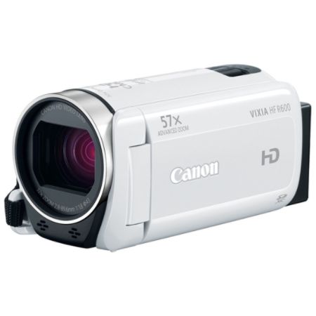 Canon VIXIA HF R600 HD Digital Camcorder, White, 0280C002