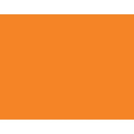 Pacon&reg; Peacock&reg; 100% Recycled Railroad Board, 22" x 28", 6-Ply, Orange, Pack Of 25 Sheets