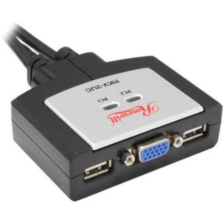 Rosewill RKV-2UC 2-Port USB KVM Switch