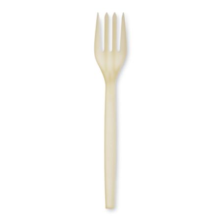 Eco-Products Plant Starch Forks, Cream, Pack Of 1,000