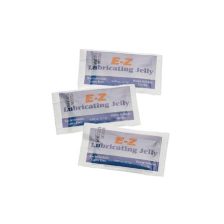 Medline Sterile Lubricating Jelly, 0.09 Oz, Clear, Box Of 144 Packs