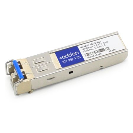 AddOn Enterasys MGBIC-LC09 Compatible TAA Compliant 1000Base-LX SFP Transceiver (SMF, 1310nm, 10km, LC)