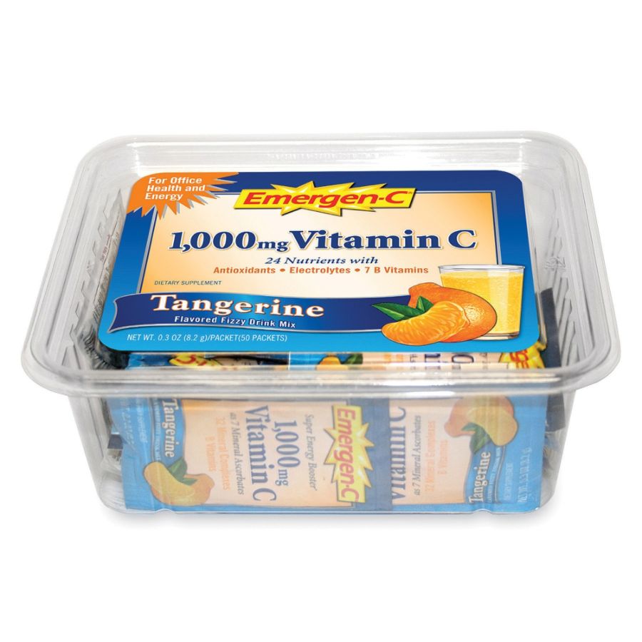 Emergen-C&reg; Tangerine Vitamin C Drink Mix, 50 Packets
