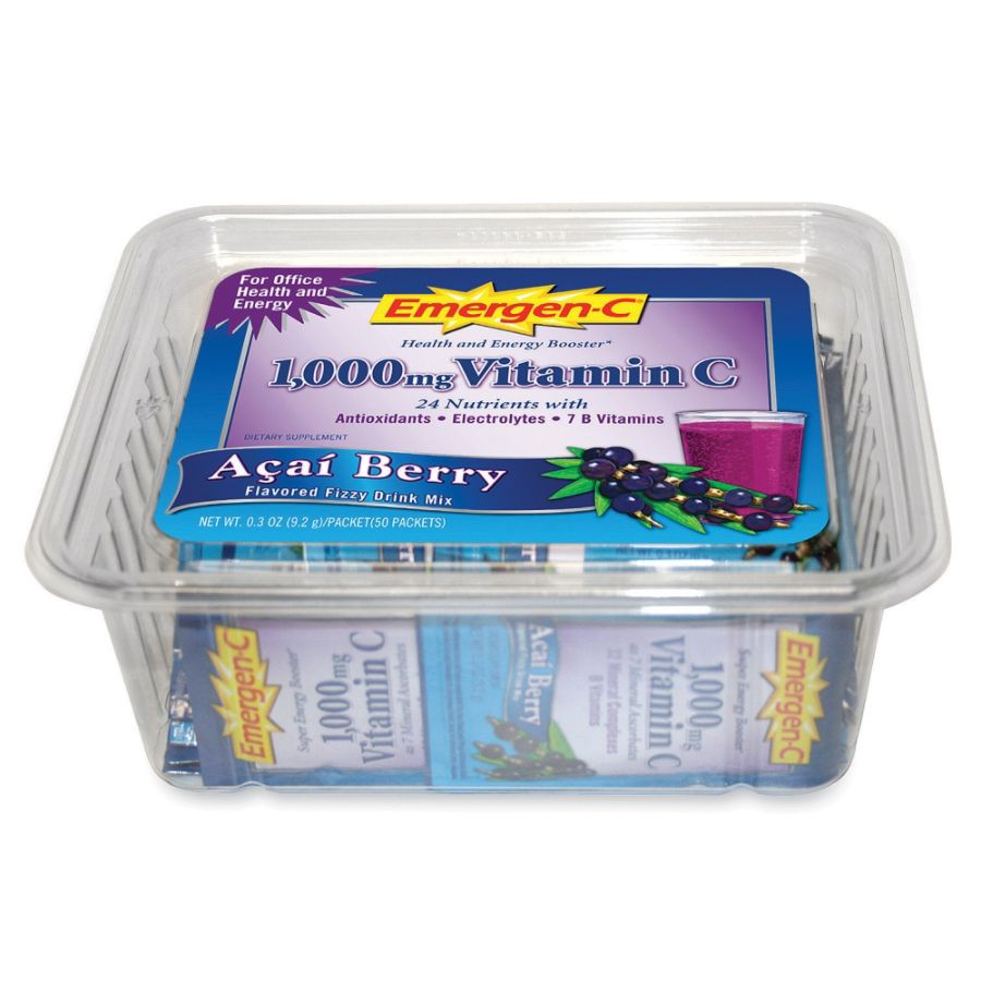 Emergen-C&reg; Acai Berry Vitamin C Drink Mix, 50 Packets