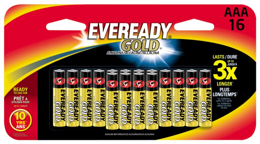 Eveready AAA Alkaline Batteries Pack Of
