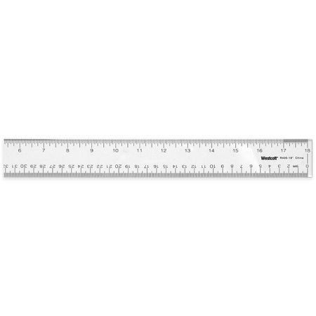 Westcott&reg; 18" Acrylic Ruler