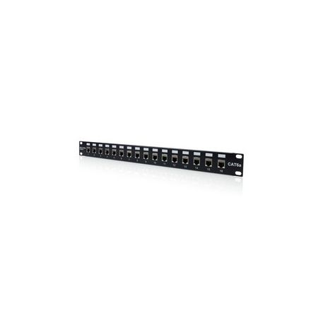 Belkin 16 Port Cat6a Network Patch Panel