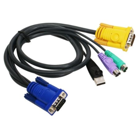 Iogear PS/2-USB KVM Cable - 10ft