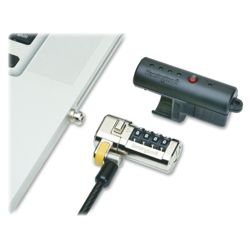 Skilcraft&reg; Combination Laptop Lock Set, 60", Gray, Carton Of 20 Locks