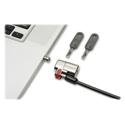 Skilcraft&reg; Master Keyed Laptop Lock Set, 60", Gray, Carton Of 10 Locks