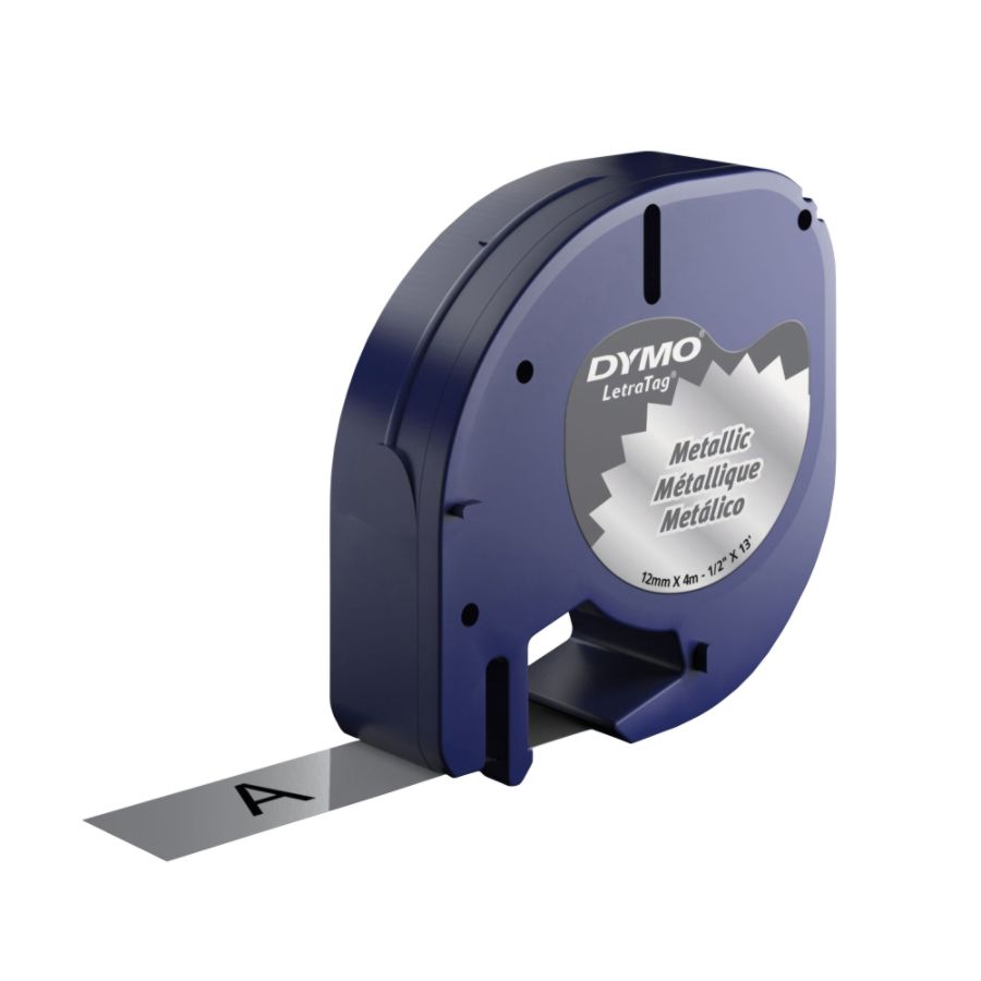 DYMO LT 91338 Black On Silver