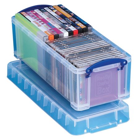storage plastic box clear boxes useful really liters staples depot office