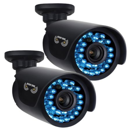 Night Owl AHD 720p Indoor/Outdoor Security Bullet Camera With Night Vision, Pack Of 2
