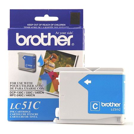 Brother&reg; LC51C Cyan Ink Cartridge