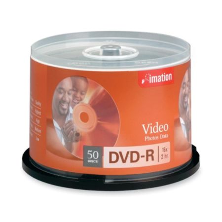 Imation&trade; DVD-R Media Spindle, 4.7GB, Pack Of 50
