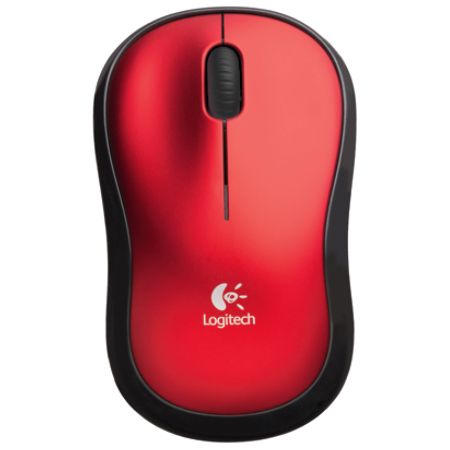Logitech&reg; M185 Wireless Mouse, Red