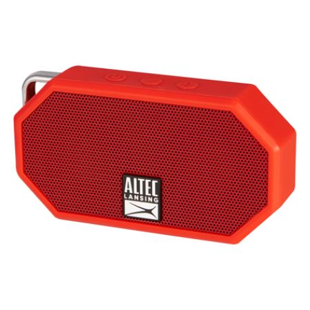 Altec Lansing&reg; Mini H20 Bluetooth&reg; Speaker IMW257, Red