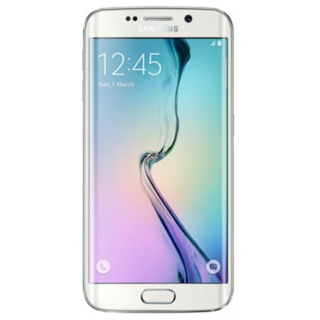 Samsung Galaxy S6 Edge G925i Unlocked Cell Phone, 64GB, White, PSN100644