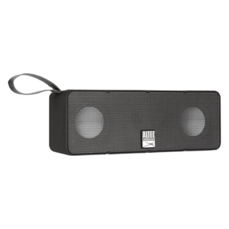 Altec Lansing Dual Motion Bluetooth&reg; Speaker, 2 3/8" x 6 5/8" x 1 3/4", Black