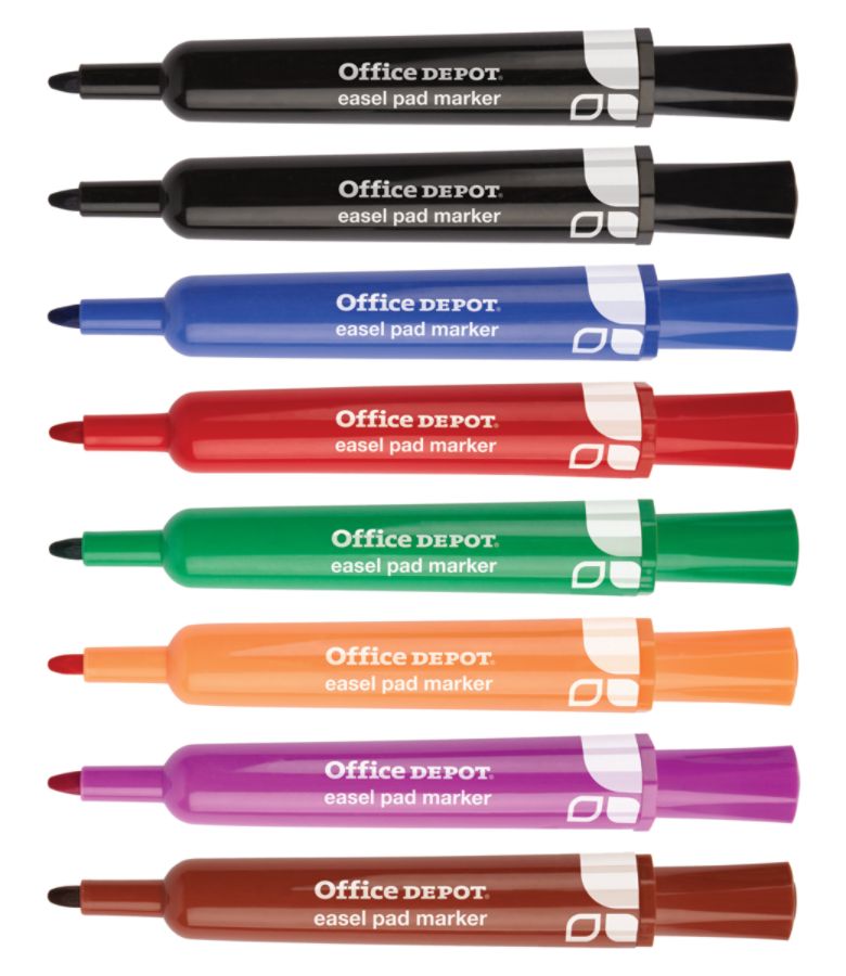 Office Depot Easel Pad Markers 100percent