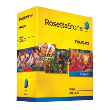 Rosetta Stone V4 French Level 1 - 5 Set, For PC/Mac, Traditional Disc