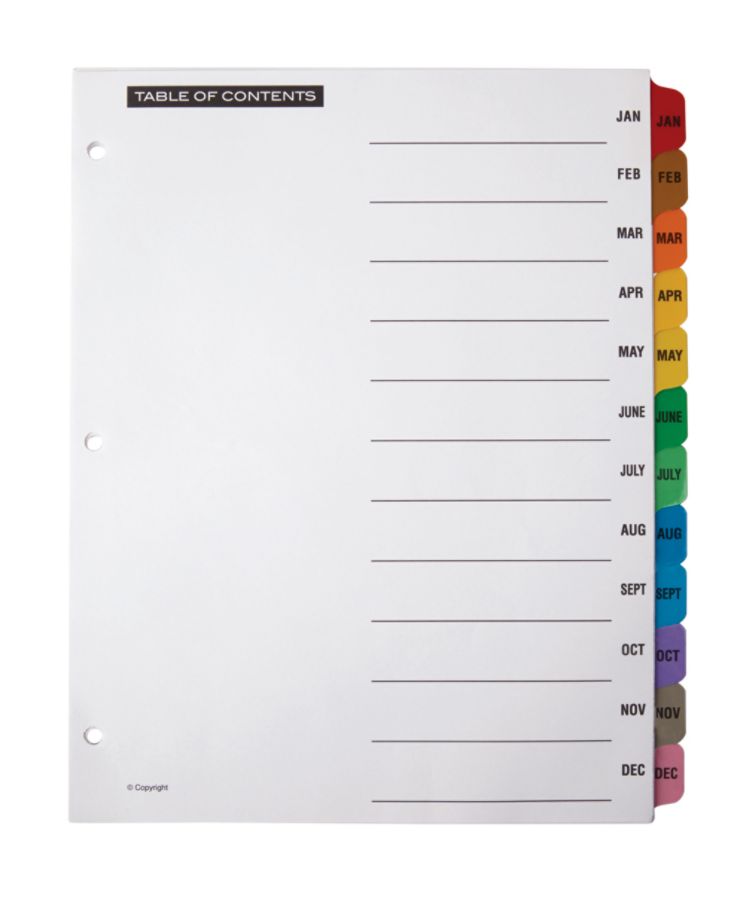 Office Depot Brand Table Of Contents