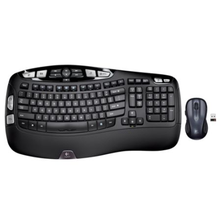 Logitech&reg; Wireless Wave Combo MK550, Dark Silver