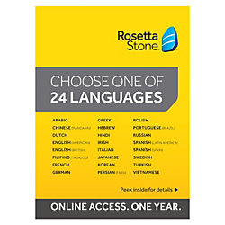 Rosetta Stone Learning Software