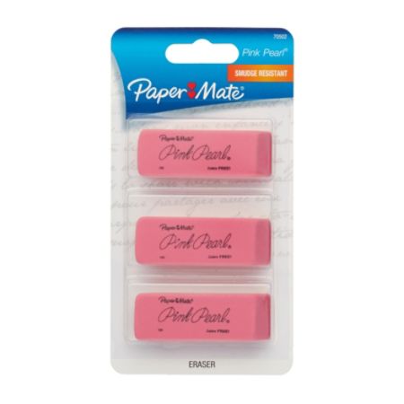 pink pearl erasers pack mate paper medium depot office