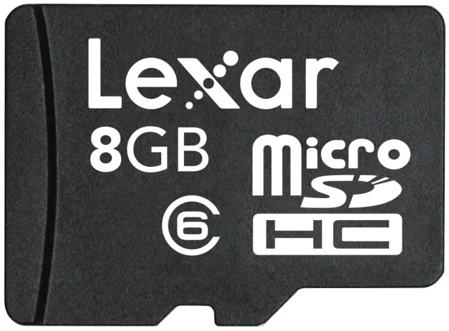 Lexar&trade; microSDHC&trade; Memory Card, 8GB