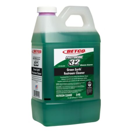 Betco&reg; Green Earth&reg; Restroom Cleaner, 2 Liters, Case Of 4 Bottles