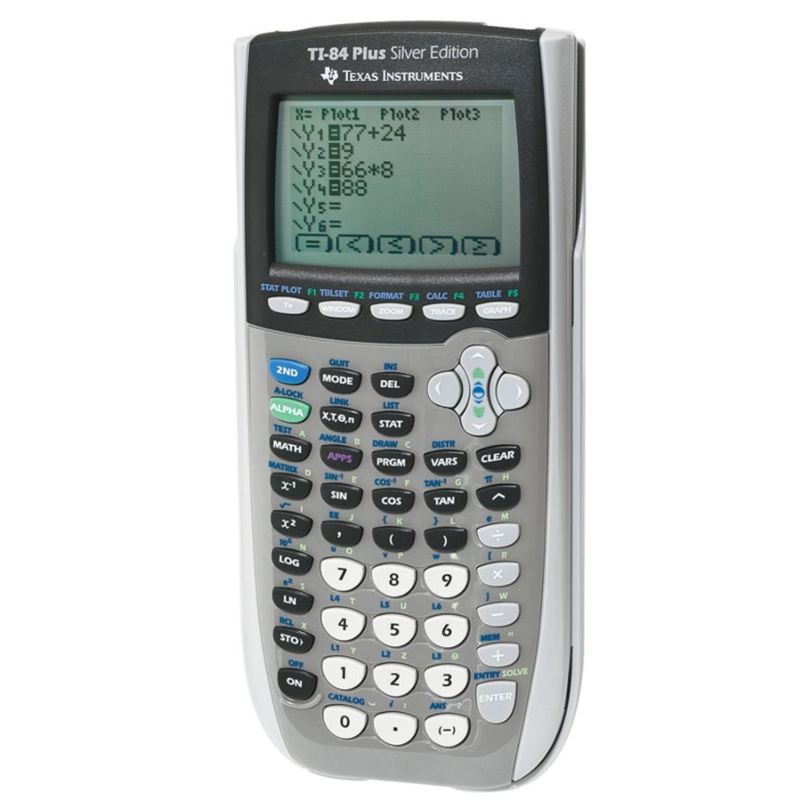 Texas Instruments TI 84 Plus Silver Edition Graphing Calculator by ...