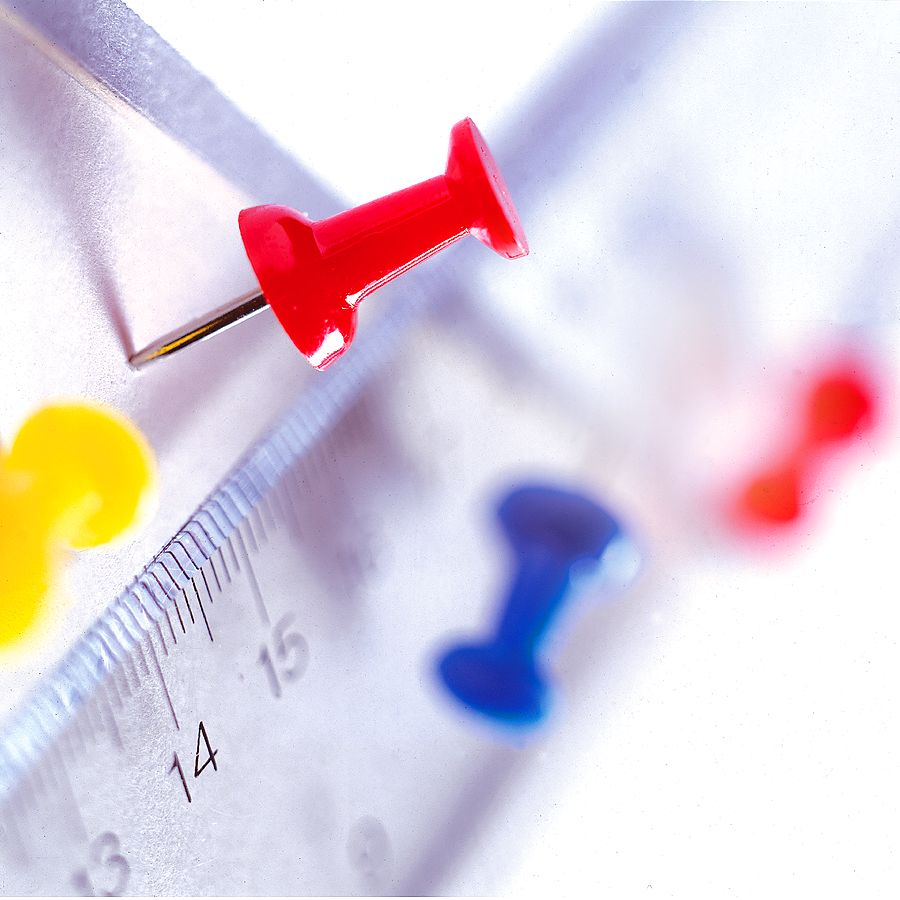 OIC Pushpins Assorted Colors Box Of