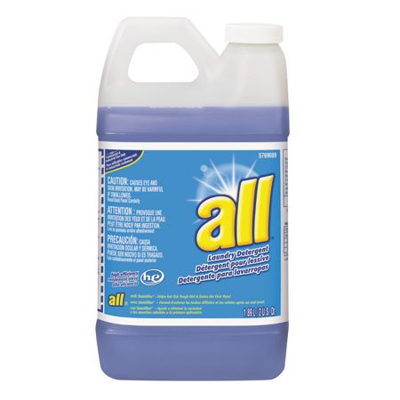 all&reg; High-Efficiency Liquid Laundry Detergent, 64 Oz., Pack of 4