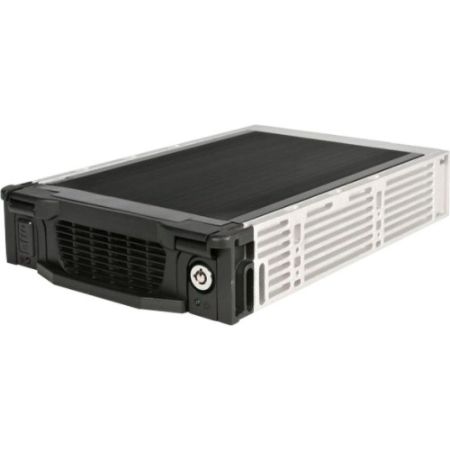 StarTech.com Black Aluminum 5.25in Professional SATA Hard Drive Mobile Rack Drawer