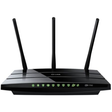 TP-LINK Archer C7 AC1750 Dual Band Wireless AC Gigabit Router, 2.4GHz 450Mbps+5Ghz 1350Mbps, 2 USB Ports, IPv6, Guest Network