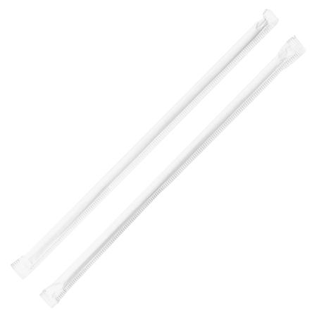 Genuine Joe Jumbo Straight Straws, Box Of 500