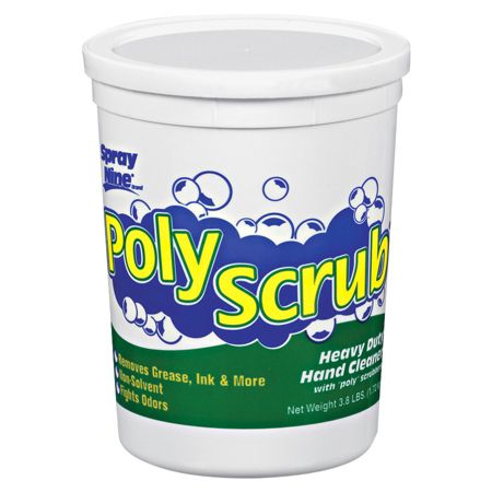Permatex Poly Scrub Industrial Strength Hand Cleaner, 3.8 Lb, Green