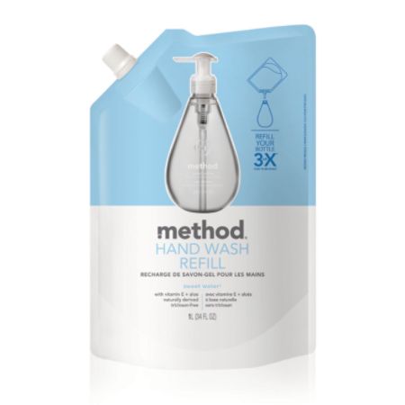 Method&trade; Hand Wash Refill Pouch, 34 Oz., Sweetwater