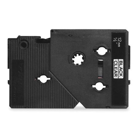 Brother&reg; TC-34Z White-On-Black Tapes, 0.38" x 25', Pack Of 2