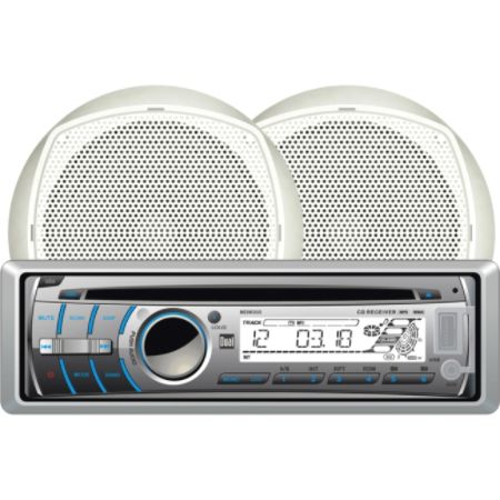 Dual MCP300 Marine CD/MP3 Player - 240 W RMS - Single DIN