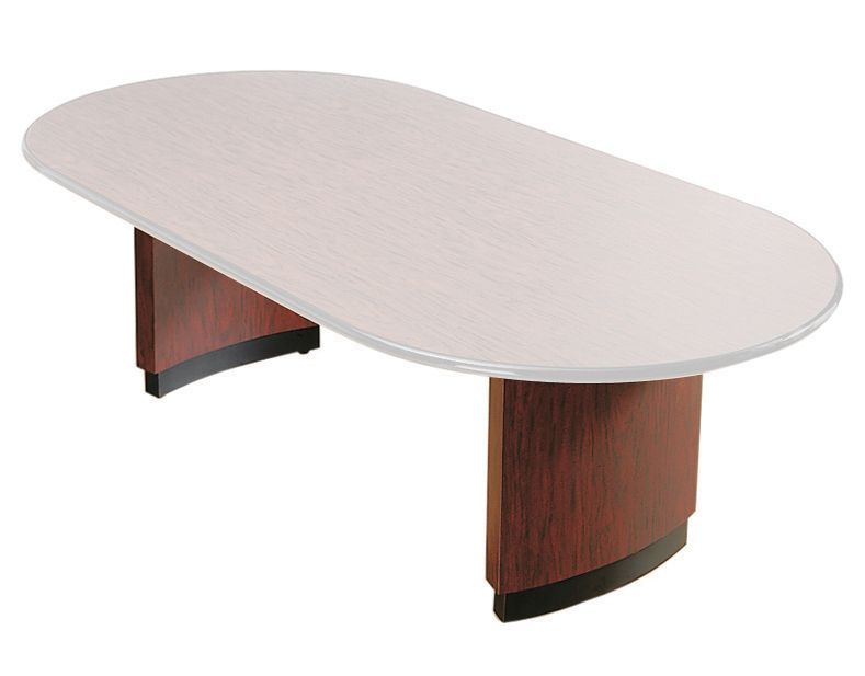 basyx by HON&reg; Oval Conference Base, 27 7/8"H, Mahogany