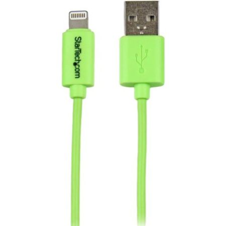 StarTech.com 1m (3ft) Green Apple 8-pin Lightning Connector to USB Cable for iPhone / iPod / iPad