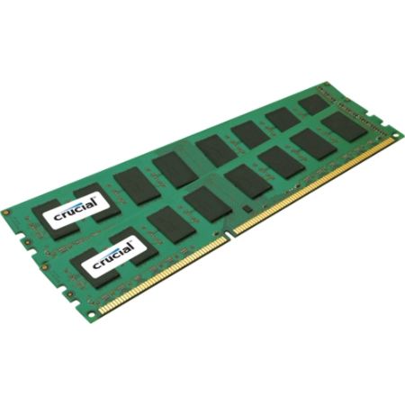 Crucial 8GB Kit (4GBx2), 240-pin DIMM, DDR3 PC3-12800 Memory Module