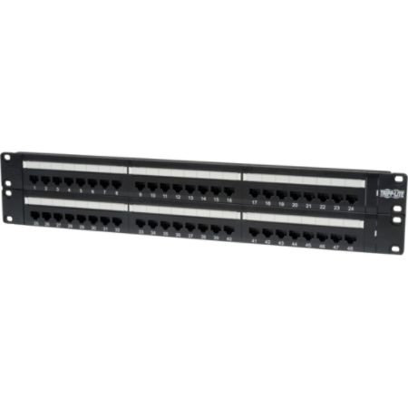 Tripp Lite 48-Port 2U Rackmount Cat6 110 Patch Panel