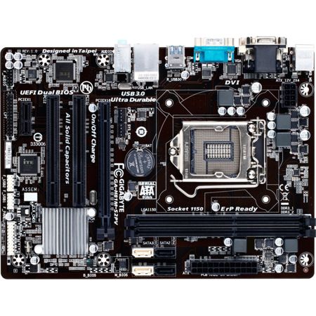 Gigabyte GA-H81M-S2PV Desktop Motherboard - Intel H81 Chipset - Socket H3 LGA-1150 - Retail Pack