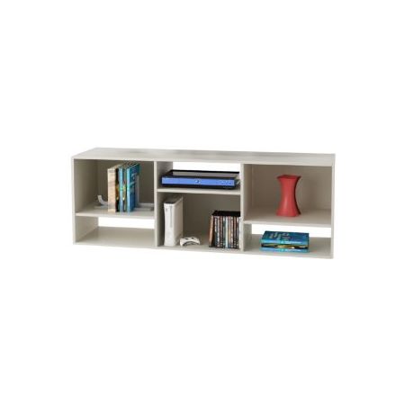 Ameriwood&reg; TV Stand For 60&rdquo; TVs, 21 1/4"H x 60 7/8"W x 15 5/8"D, White Stipple