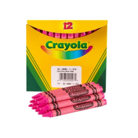 Crayola&reg; Crayon Refills #836, Pink, Box Of 12