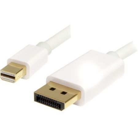 StarTech.com 3m (10 ft) White Mini DisplayPort to DisplayPort 1.2 Adapter Cable M/M - DisplayPort 4k